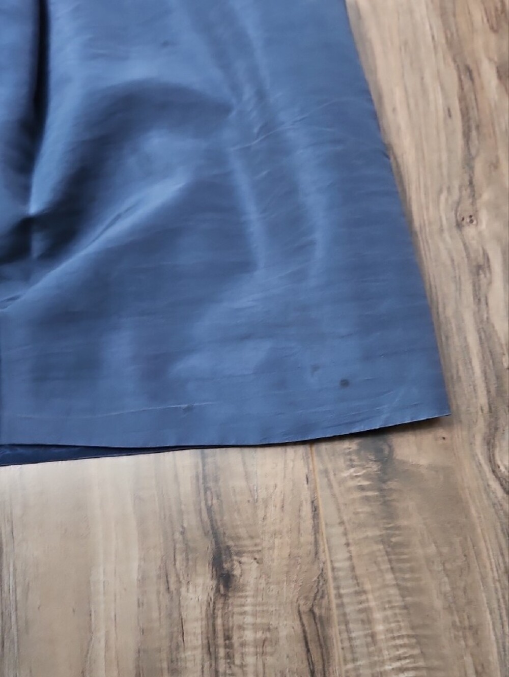 J. Crew Blue Ruffle V-Neck Mini Silk Dress 10 - Picture 10 of 11